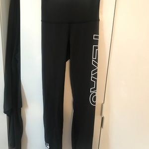 Lululemon Soul Cycle TEXAS leggings - Size 2